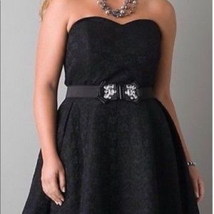 Lane Bryant Black Lace Dress
